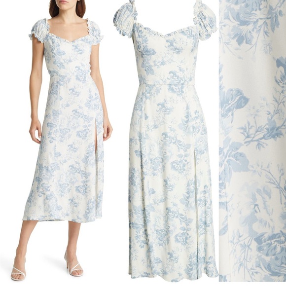 Reformation Connell cap sleeve dress - Picture 3 of 13